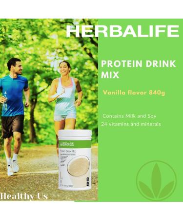 Herbalife HERBALIFE Protein Drink Mix: Vanilla flavor 840g Nutrient Dense Healthy Snack Protein - Buy Online on GoSupps.com