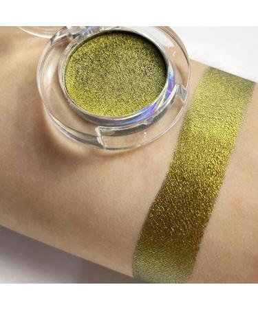 Dewedrt 2Pcs Optical Eyeshadow Highly Pigmented Polychrome Metallic Eyeshadow Palette Eye Glitter Makeup Cosmetics - Buy Online on GoSupps.com