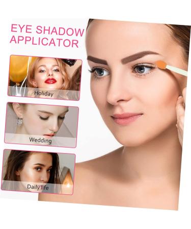 DRESSOOS 100pcs Sticks Double-end Cosmetic Tool Double-headed Professional Sponge Makeup Eyeshadow 6.5x1.3cm Green - Buy Online on GoSupps.com