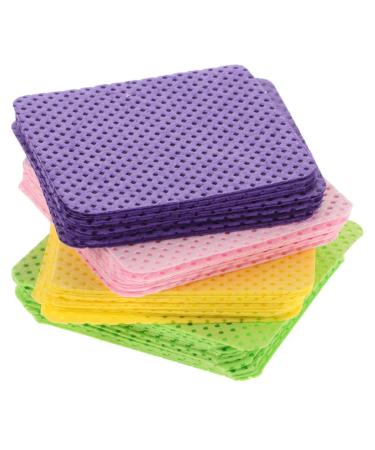 NOLITOY NOLITOY 4 Plush Bags Nail Wipes Gel Nail Glue Remover Wipes Eyelash Extension Wipes Nail Glue Cleaning Wipes Extensions