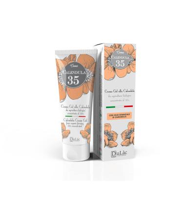 Dul c Calendula Cream Gel with Organic Calendula and Organic Chamomile - Calendula Gel Cream ideal as a Nappy Change Cream  to Moisturise  Soothe and Repair Delicate Baby Skin