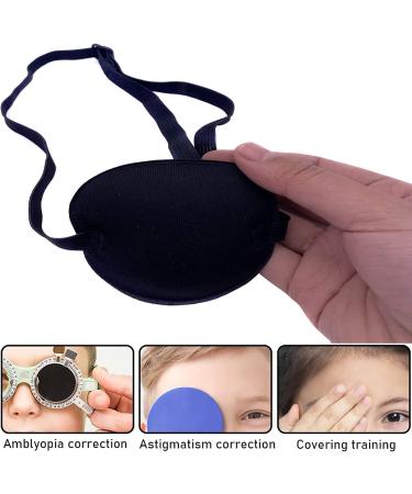 Eye Patch Elastic Eye Patch Lazy Eye Amblyopia Strabismus No Leakage Smooth Soft and Comfortable Black - Buy Online on GoSupps.com