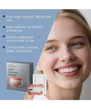 Denture Decoration Set Comfortable Teeth Gap Filler Smile Enhancer For Vacation Easy To Use Natural Look(2PC) - Buy Online on GoSupps.com