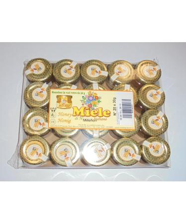 20 pieces 100% Italian Millefiori-Vase in Glass with 30 g S ßigkeiten Honey Natural Sweetener Italian Honig-Tausende Neptare Blumen - Buy Online on GoSupps.com