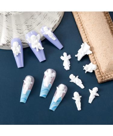 PAGOW 90PCS Retro Baroque 3D Embossed Angel Baby Nail Art Charms - Cute Cupid Designs for DIY Manicure Jewelry Decor - Women Nail Supplies - Buy Online on GoSupps.com