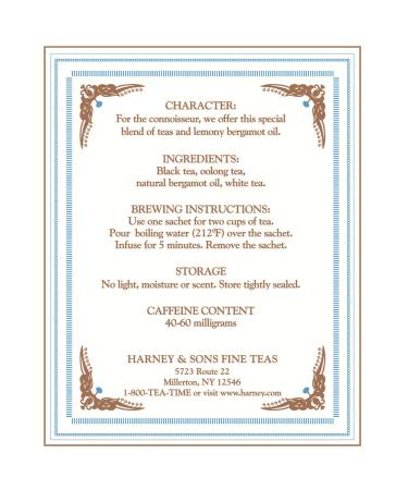 Harney & Sons Earl Grey Supreme Tea - 20 Sachets (1.4 oz) | Premium Quality - Buy Online on GoSupps.com