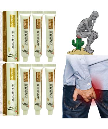6PCS Haemorrhheal Herbal Cream Chinese Herbal Hemorrhoids Cream Painless Hemorrhoid Relief Cream Anal Cream Maximum Strength Pain Relief