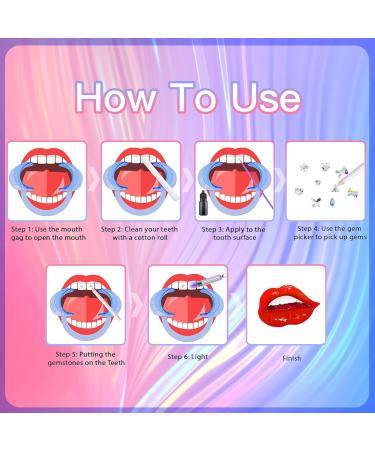 Tybeitao Tooth Jewelry - 8 Stylish Edelstein Sets for Parties & Festivals | Professional Tartar Set - Buy Online on GoSupps.com