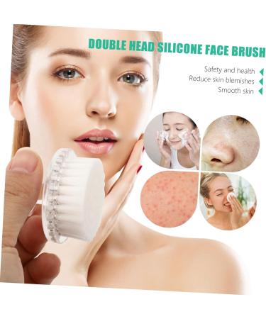 Ipetboom Silicone Face Cleansing Brush - Multi-Function Exfoliating Scrubber & Massager for Deep Clean - White - Buy Online on GoSupps.com