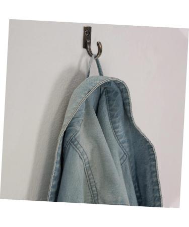 PRETYZOOM 50pcs Hook up Retro Keychain Coat Hooks Wall Hooks for Coats Hanging Hooks Furniture Wall Hanging 2.2X1.7cm Assorted Color - Buy Online on GoSupps.com