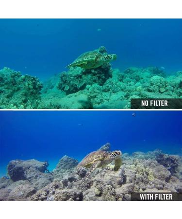 SANDMARC Aqua Dive Filter Pack for GoPro Hero 11, Mini 10 & 9 Black - Red, Magenta, Yellow Filters - Diving, Scuba & Snorkel Accessories - Buy Online on GoSupps.com