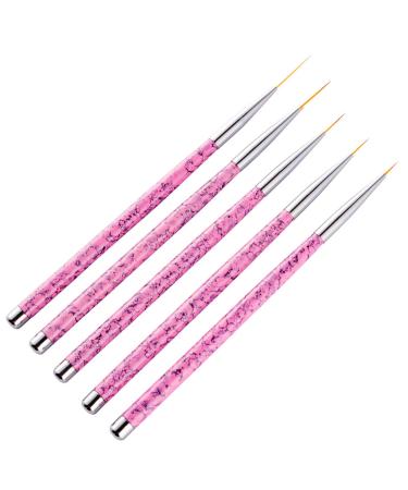 5-piece set of nail drawing pens for creating dots