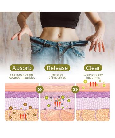 QUAAM 10PCS Herbal Body Cleansing Foot Soak Beads - 2 Pack / 10 PCS - Buy Online on GoSupps.com