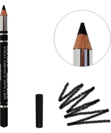  Makki Soft Kohl Eyeliner Pencil - Deep Black - Long Lasting - Very Classic Eyeliner - Buy Online on GoSupps.com