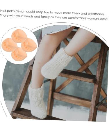 GLEAVI 8 Pairs High Heels Forefoot Pads - Invisible Socks for Women | Comfort & Style for High Heels - Buy Online on GoSupps.com