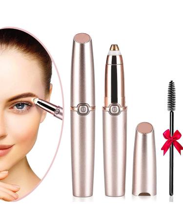 NUZELA Hair Clipper Rose Gold Facial Hair Remover Body Hair Trimmer Painless & Effortless Unisex Adult Rose Gold