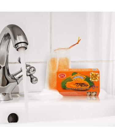 Asantee Papaya and Honey Skin Whitening Facial Soap 125g - Brightens and Nourishes Skin - Buy Online on GoSupps.com