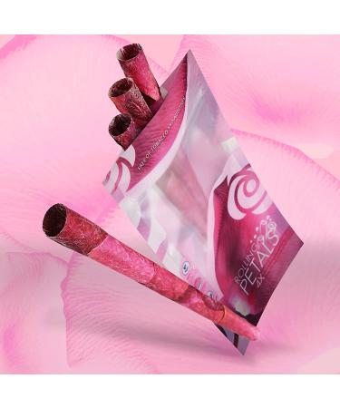 Organic Rose Petal Prerolled Cones - 4 Pack | Earthy Scented Handrolled Cones | Vibrant Burgundy Color Shades - Buy Online on GoSupps.com