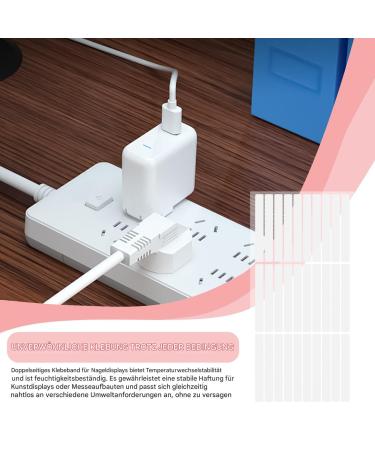 Byuexhp nail presentation tape double sided adhesive tape clear mounting tape strong adhesion display glue for professional women girls - Buy Online on GoSupps.com