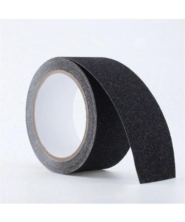 Hazard Tape Anti Slip Tape High Grip Non Slip Traction Sticker Tape Abrasive Adhesive Tape 500CM Long for Stairs Floor(Black 100mm) 100mm Black