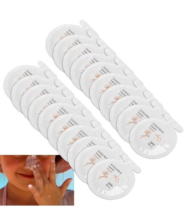 SPF 46+ Sunscreen Cream Travel Pack | 20 Bags x 3ml | Moisturizing & Sweatproof Formula | High Sun Protection Lotion for Face - Buy Online on GoSupps.com