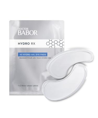 BABOR DOCTOR HydroRX 3D Gel Eye Pads Hyaluronic Acid Eye Treatment Soothes and Moisturizes Under Eye Area to Combat Wrinkles and Fine Lines Vegan