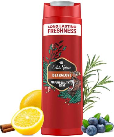  Old Spice Old Spice Bearglove 6-pack of men's shower gels and shampoos 6 x 400ml - Buy Online on GoSupps.com