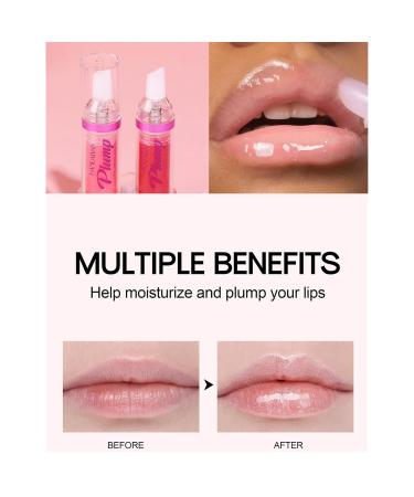 3 Colors Lip Plumping Booster Spicy Lip Plumper Gloss Lip Plumping Oil Ultra-Hydrating Nourishing Plump and Pout Lip Plumper Glossy Finish Fuller Natural Lip Makeup Valentine's Day Gifts-01#02#06# Lip Plumping Booster-01  - Buy Online on GoSupps.com