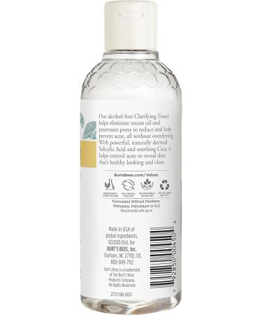 Burt's Bees Natural Acne Solutions Clarifying Toner - Salicylic Acid Facial Toner for Acne-Prone Skin | 100% Natural Skin Care | 5 fl. oz - Buy Online on GoSupps.com