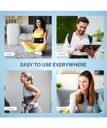 Back Brace Posture Corrector for Men & Women | Adjustable Full Back Support & Pain Relief | Scoliosis Hunchback Thoracic | XL Size - Shop Now - Buy Online on GoSupps.com