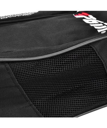 Portable Golf Shoe Bag | Travel Double Zipper Organizer for Men & Women | Breathable Soccer Shoe Bag (Black) - Buy Online on GoSupps.com