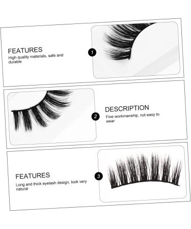 minkissy 15 Pairs artificial false eyelashes Women Makeup Supplies Thick Lashes Makeup Lashes Dense Eyelashes Unique Fake Eyelashes Women False Eyelash fiber Makeup Tools 3d curly - Buy Online on GoSupps.com
