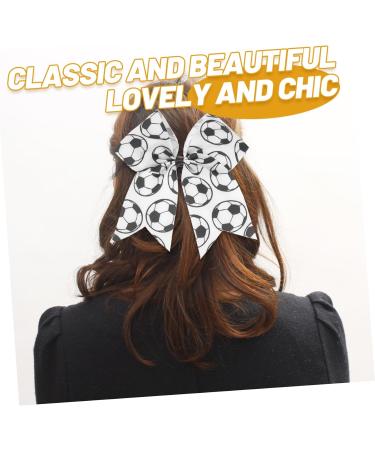 Beaupretty Hair Ribbon Bows for Hair Kids Hair Accessories Elastic Hair Bands Bow for Hair Girl Bows Bow Elastic Ponytail Holders Soccer Bow Hair Tie Hair Ties with Bows Child Fan Hairball - Buy Online on GoSupps.com