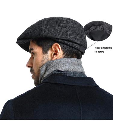 Mens Vintage Newsboy Gatsby Hat | Flat Ivy Cabbie Cap for Driving | Boyfriend Gift - Buy Online on GoSupps.com