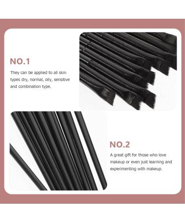 OHPHCALL 12Pcs eyeliner brush eye shadow brush angled eyebrow brush makeup eyeliner brush eyeliner 14.5x0.7x0.5cm Black - Buy Online on GoSupps.com