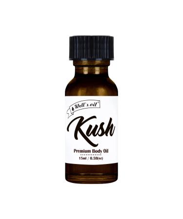 Well's Oil Perfume Oil - Inspired by Kush | Herbal & Woody notes | Long-Lasting | Paraben-Free (0.5 Fl Oz / 15 ml)