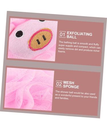 TEHAUX Body Sponge Bath Scrubber - Men's Skin Loofah & Cartoon Bath Accessories for Kids - Ideal Shower Loofah & Bath Ball - Buy Online on GoSupps.com
