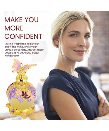 Arabian Perfume for Women Halal Dubai Retro Concentrated Perfume Oil Arabia Unpredictable Spirited Enchanting Fragrance Persistent Smell Perfect Travel Accessory (Blue Leafy Floral) - Buy Online on GoSupps.com