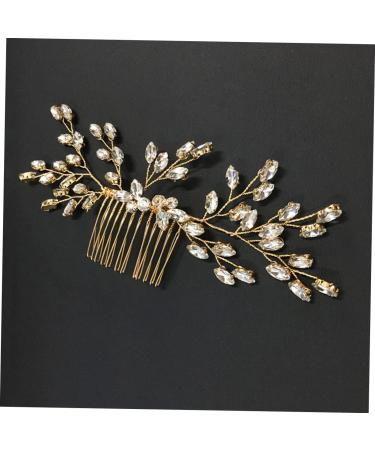 Didiseaon Hairpin Hair Comb Headgear Bride Accessories Crystal - Buy Online on GoSupps.com