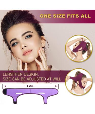 Women's Reusable Chin Strap Facial Double Chin Reducer - V Line Lifting Mask for Comfortable Face Contouring and Sagging Prevention - Buy Online on GoSupps.com
