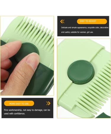 FRCOLOR Portable Bangs Hair Trimmer - 2 in 1 Stainless Steel Clipper & Comb for Effortless Home Styling - Buy Online on GoSupps.com