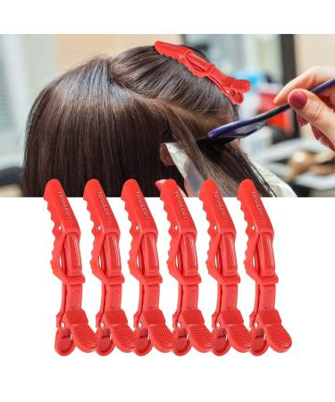 Buy 6 Pieces Crocodile Hair Clips - Anti-Slip Hairdresser Cutting Clamps for Salon Styling (Red Yellow Black) | Premium Hair Sectioning Tools - Buy Online on GoSupps.com