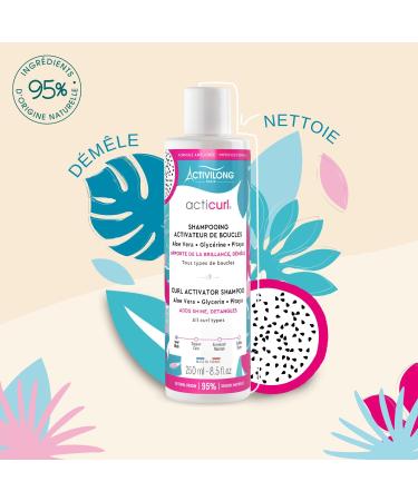 Activilong Acticurl Hydra Shampoo Curl Activator Pitaya Glycerin Aloe Vera 250 ml - Buy Online on GoSupps.com