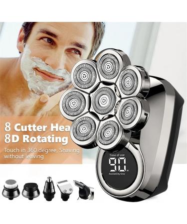 Balder Boss 6-in-1 Electric Shaver for Bald Men | Stainless Steel Hair Trimmer with LED & USB Charging - Buy Online on GoSupps.com