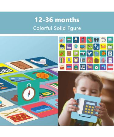 Black and White Baby Flashcards - 80 High Contrast Visual Stimulation Cards for Infant Intelligence Development | Early Memory Learning Toy for Newborns 0-12 Months - Buy Online on GoSupps.com