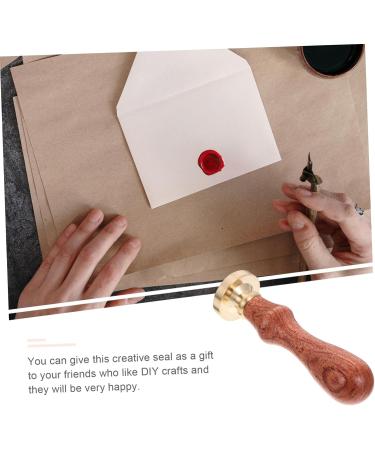PLAFOPE 1pc Dispensing Plate Tool Powder Cosmetic Stamper Powder Seal Impression Metal Copper Copper Head 1 count (Pack of 1) Golden - Buy Online on GoSupps.com