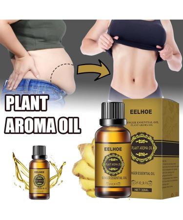 Shenrongtong Abdominal Drainage Ginger Oil 60ml - Natural Slimming Massage Oil for Lymphatic Relief & Pain Relief - Buy Online on GoSupps.com
