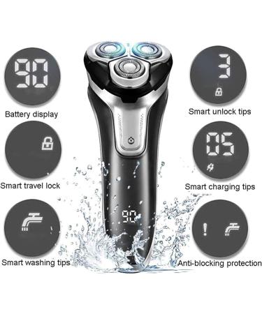 Buy Rechargeable Electric Razor for Men | Electric Shaver with Pop-Up Beard Trimmer - International Shipping Available - Buy Online on GoSupps.com