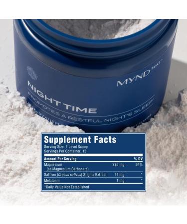Nu Skin MYND360 Night Time Sleep Aid | Magnesium & Melatonin Sleep Supplement | Magnesium Citrate Powder | Promotes Restful Sleep | Non-Habit Forming Magnesium Supplement - Buy Online on GoSupps.com