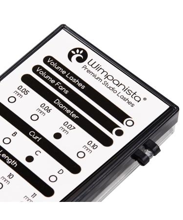 6D Volume Eyelashes C Curl - 0.07mm Thickness Mixed Lengths 8-14mm - Premium Eyelash Extensions for Glamorous Looks - Buy Online on GoSupps.com